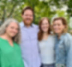 The Mitchell siblings, from left, Sarah Muil, Geoff Mitchell, Rebecca Mitchell, and Elizabeth Banks. Courtesy of Sarah Muil